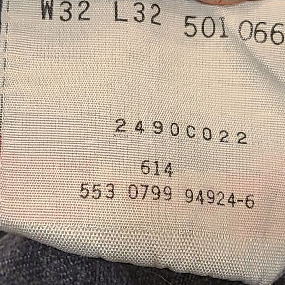 Vintage Levi's Gray Cutoff Button Fly Frayed Denim Shorts Made in the USA | 32 - Picture 7 of 11